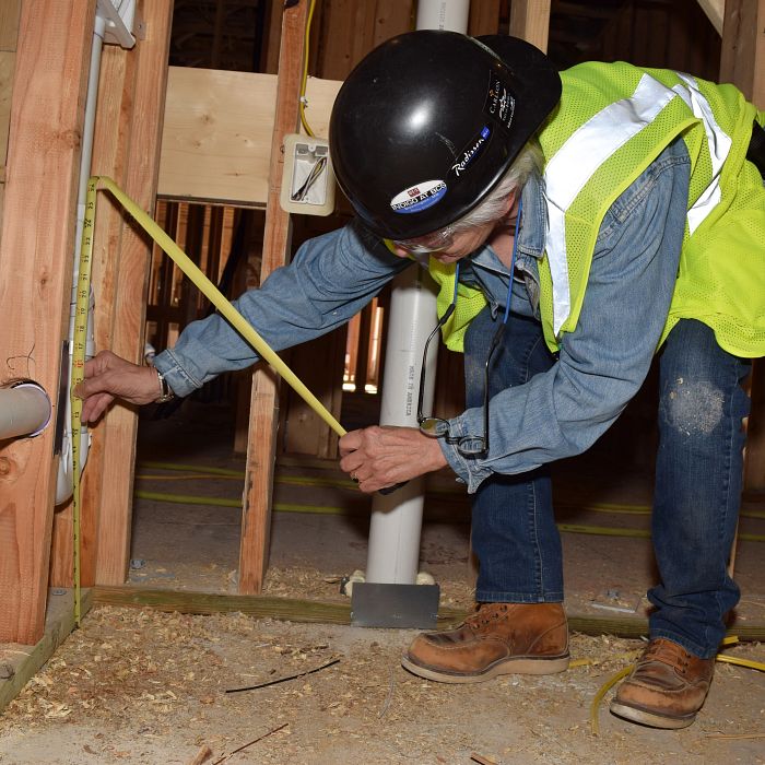 Rebecca Ames on jobsite